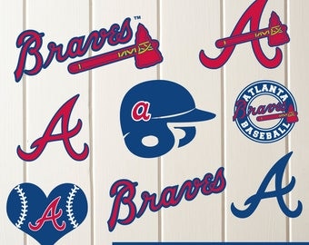 INSTANT DOWNLOAD Atlanta Braves SVG,Atlanta Braves Cut Files,Atlanta Baseball Clipart,Atlanta Braves Dxf,Baseball Clipart