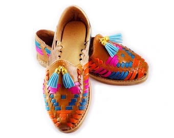 rainbow huaraches sandals