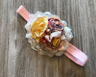 Flower Elastic Headband
