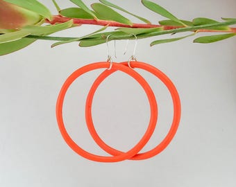 Orange Hoop Earring | Big Mama