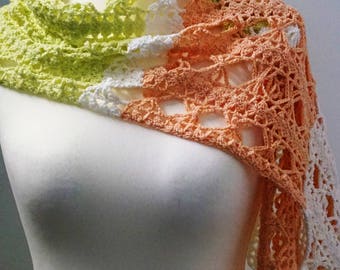 Summer scarf design crochet ladies gift