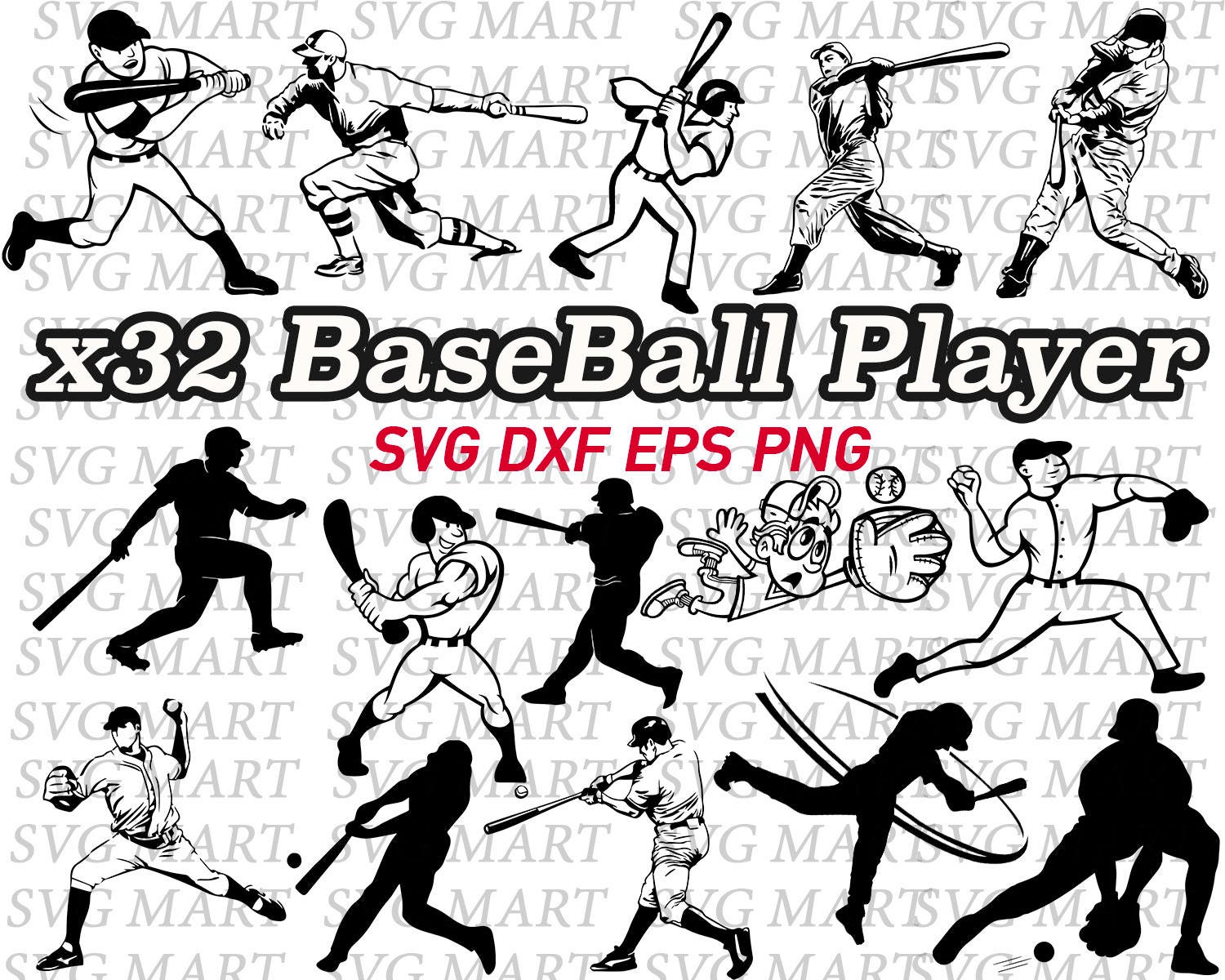 Free Free Baseball Player Svg 682 SVG PNG EPS DXF File