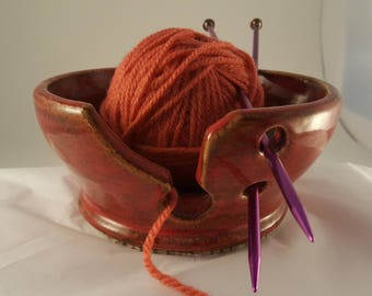 Handcrafted Ceramic Yarn Bowl