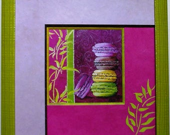 Catherine "Macaroons 33" Martini card frame