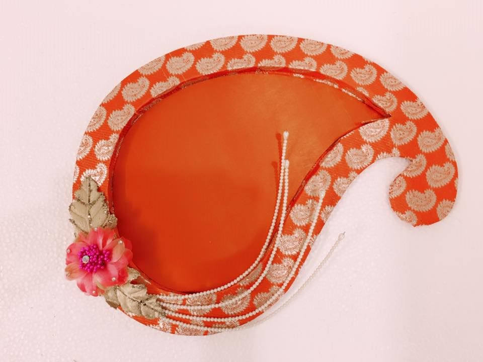 Indian Wedding Tray Decoration Indian Wedding TrayDiwali trayDecoration trayAmbi shapeBrocade 97 Indian Wedding Tray Decoration Indian Wedding TrayDiwali trayDecoration trayAmbi shapeBrocade 97