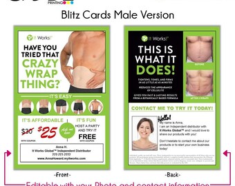 It Works! Blitz Card Male Version - Digital File