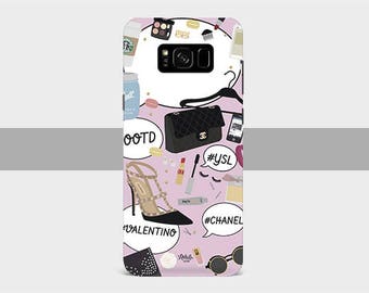 Fashion case Samsung S8 case Samsung S8 Plus case chanel case Samsung S7 case Samsung S6 case Samsung Galaxy S8 case fashion phone case