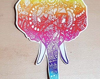 Zentangle elephant | Etsy