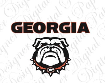 Georgia bulldogs svg | Etsy