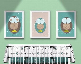 Owl kids room | Etsy