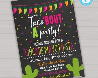 Cinco De Mayo Party Invitation Template Free 10