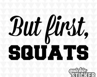 Squat decal | Etsy