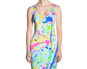 Paint Splatter Dress