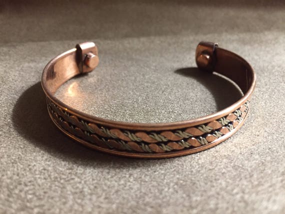 Copper cuff bracelet 1