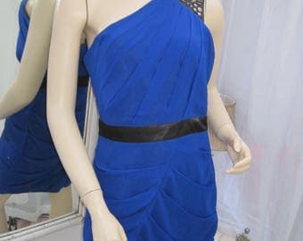 13840 Royal Blue Shimmer Dress
