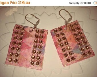 super sale paper mache earrings