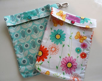 Reversible Violet/Fuchsia Ouch Pouch Jr. - Large main image 1