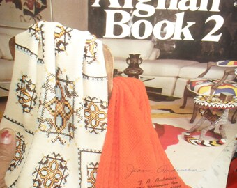 The Afghans Book 2 - Leisure Arts - Burky diamonds 1977