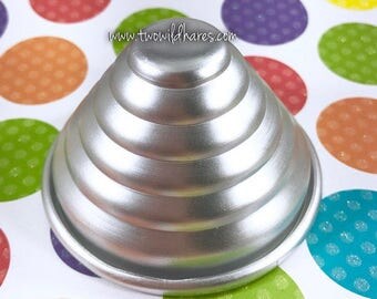 DEVO HAT Bath Bomb Mold, Metal, 2.25" tall by 2.75"