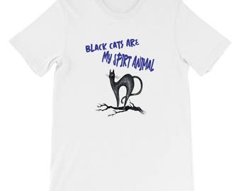 Halloween black cat | Etsy