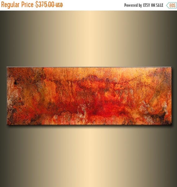 Original Abstract painting Contemporary Modern Metallic Gold