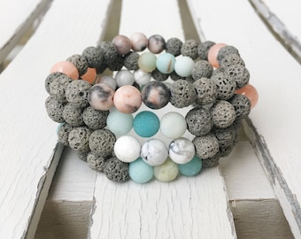 Essential Oil Diffuser Bracelet Lava Bead Essential Oils Bracelet