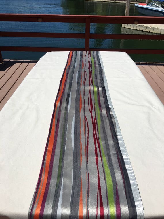 TRL1524 Long Bright Table Runner Reversible Table Runner   Il 570xN.1278873061 Ga3b 