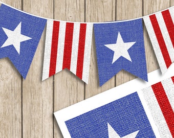 Patriotic bunting | Etsy