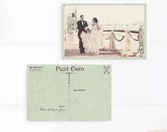 Rustic Wedding Thank You Cards, Wedding Thank You Postcards, Thank you notes, Wedding Stationery - the "Sophia 1"
