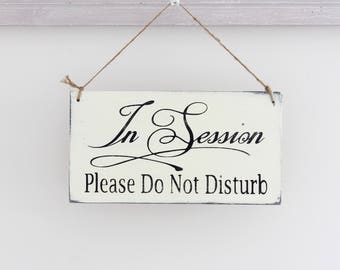 In session sign | Etsy