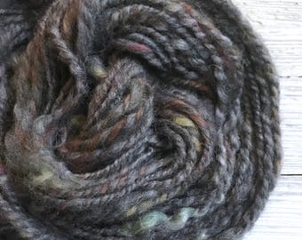 Handspun Art Yarn | Wool yarn | Weaving Yarn | OOAK Yarn