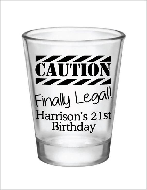St Birthday Personalized Shot Glasses St Birthday Personalized Shot Glasses