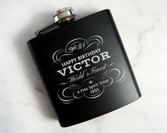 Groomsman Flask, Custom Bridal Party Flasks, Personalized Best Man Flask, Father of the Bride Gift, Father of the Groom Gift, Wedding Favor