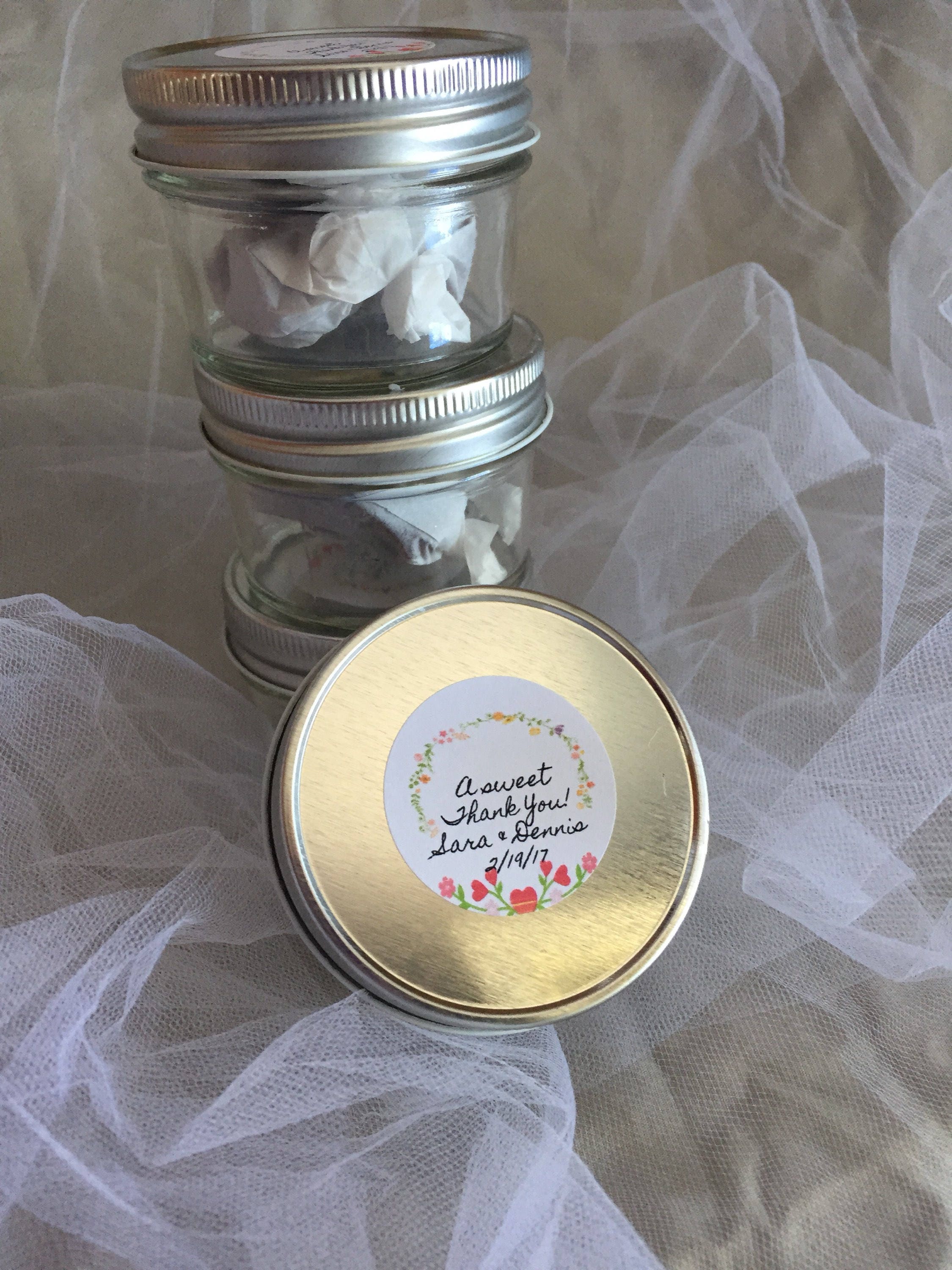 Wedding favors Caramel in a Jar Wedding favors wedding