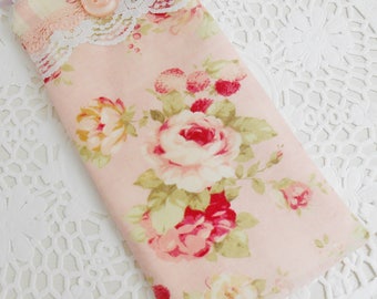 Cottage Chic Inspired Eyeglass Case/Gadget case