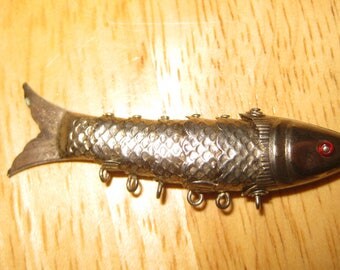 Lot De Leures De Pêche Métal Vintage - État D'Usage - Lot N°13577