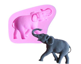 3D Elephant Animal Silicone Mold Chocolate Mold Fondant Cake Decoration Tool