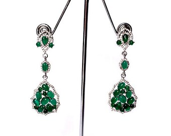 La Rouse Sterling Silver Earrings plated in Rhodium main image 0