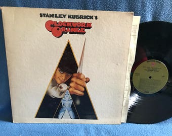 RARE Vintage, "A Clockwork Orange" Original Motion Picture Soundtrack, Vinyl LP Record, Walter Carlos, Ludwig Van Beethoven, Stanley Kubrick