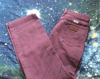 Vintage Wrangler High Waist Purple Denim Jeans