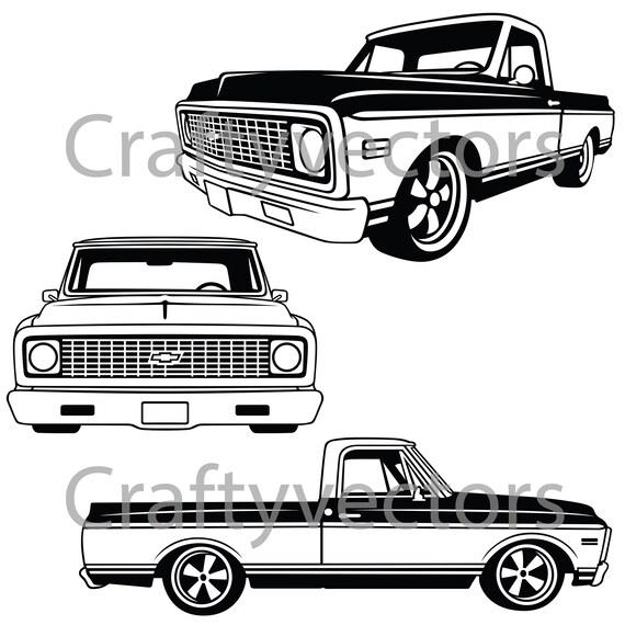 Free Free 238 Chevy Truck Front Svg SVG PNG EPS DXF File