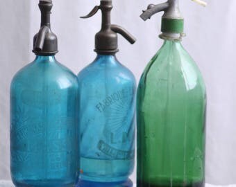 Seltzer Bottle (Blue Only)