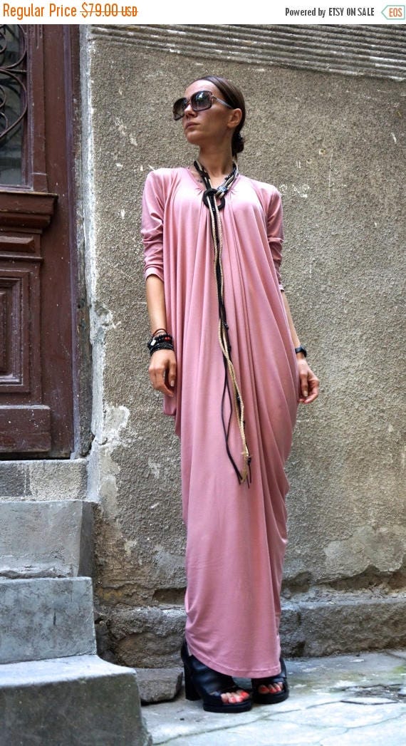 SALE XXLXXXLMaxi Dress Asymmetric Kaftan / Long Dress