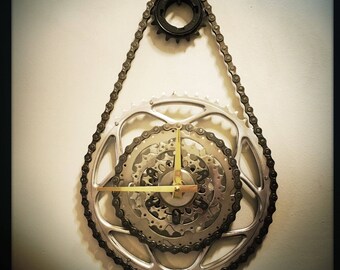 Industrial Wall Clock, Unique Gift For Men, Industrial Decor, Steampunk Wall Clock, Back To School Wall Clock, Unique Wedding Gift