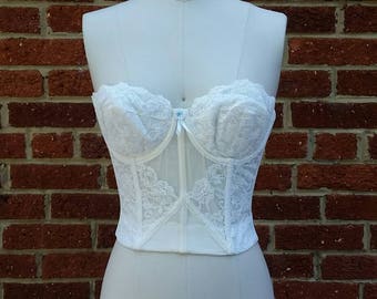 Vintage Strapless Bra by Lady Marlene Size 38 B // Vtg Bridal Lingerie