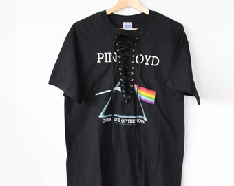 Pink Floyd SOYCD Vintage T-Shirt – Official Licensed Band Tee In Navy Blue, Unisex Fit
