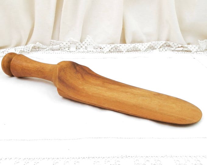 Large Vintage Wooden Spatula / Pizza Slice, Retro French Kitchenware / Bakeware, Kitchen Decor, Serving Utensil Made of Wood from France