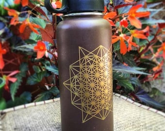 64 star tetrahedron Sacred geometry decal sticker 5.25" x 4.75"