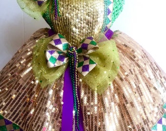 mardi gras pageant wear