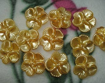 5 beads, flower, 2,7 x2, 7cm (242)